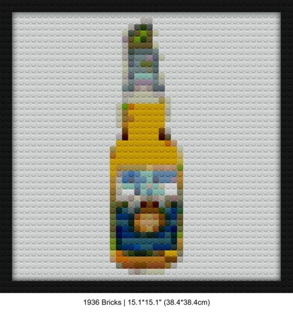 Drinkware mosaic blocks