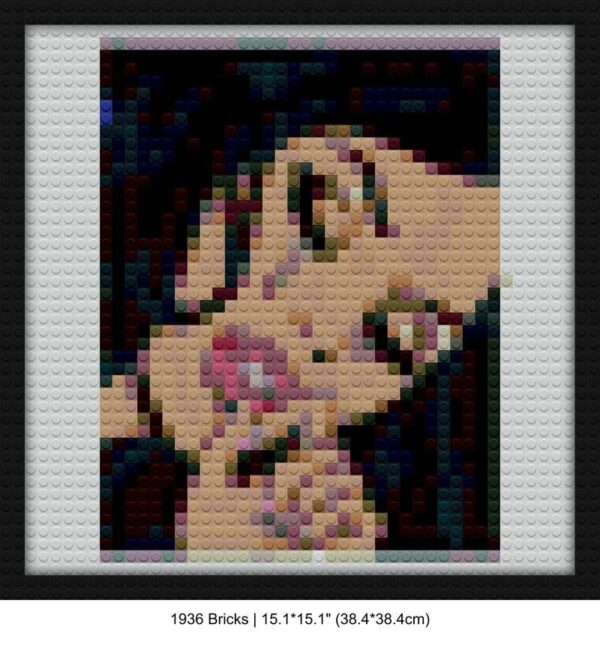 Comic art diy mosaic | Compatible with LEGO-style bricks | Pixel Brick Art