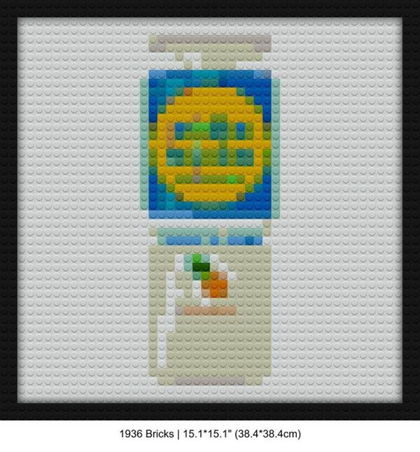 High noon bricks diy blocks | Compatible with LEGO-style bricks | Pixel Brick Art