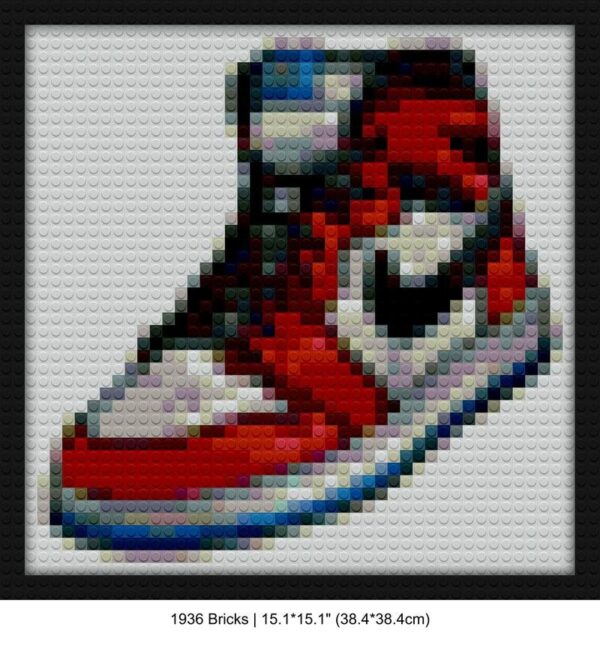 Sneakerhead mosaic wall art