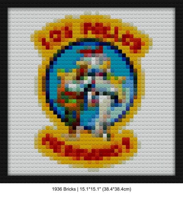 Tv show merchandise diy art | Compatible with LEGO-style bricks | Pixel Brick Art