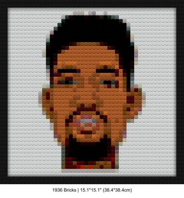 Rap merchandise diy bricks art