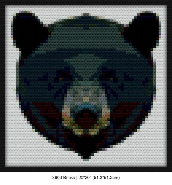 Black bear diy art