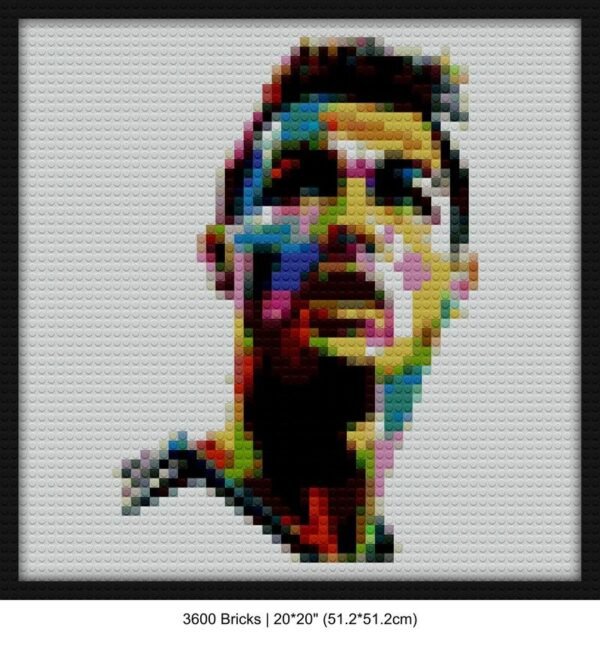 Cristiano ronaldo mosaic blocks