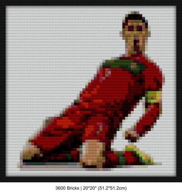 Cr7 mosaic wall art