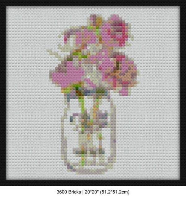 Flower diy mosaic