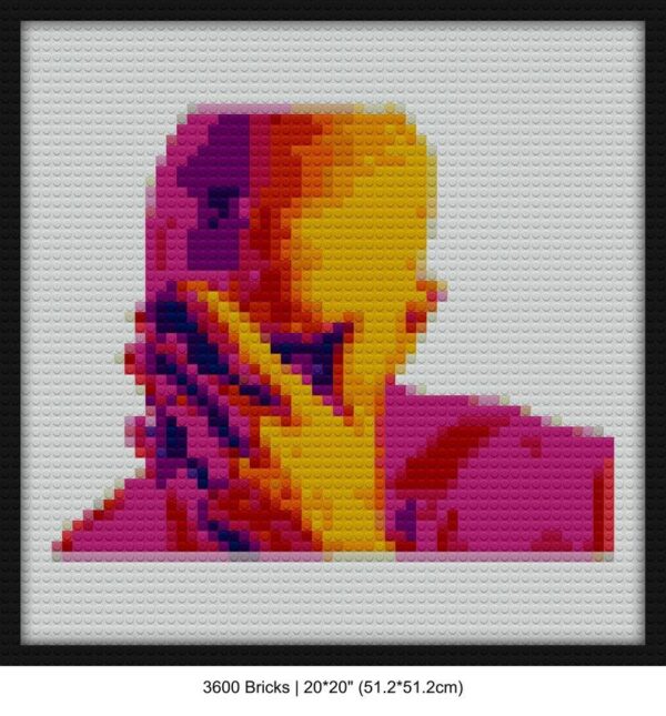 Frank diy bricks art