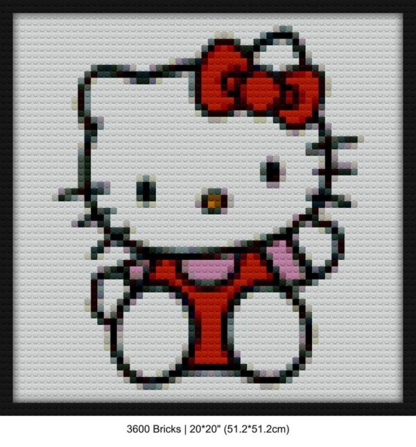 Hello kitty diy blocks