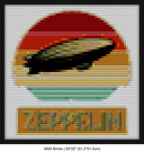 Zepelin led classic t shirtzeppelin diy wall art