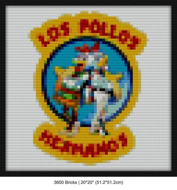 Los pollos hermanos diy bricks art | Compatible with LEGO-style bricks | Pixel Brick Art