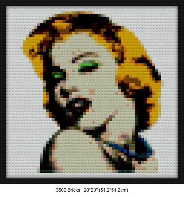 Pop art brick block art