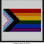 Progress pride flag diy wall art