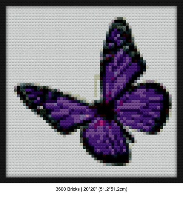 Butterfly mosaic art