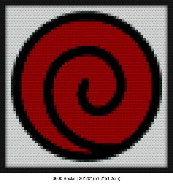 Uzumaki mosaic art