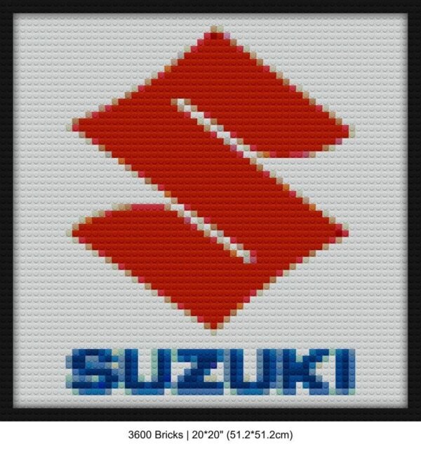 Suzuki mosaic wall art