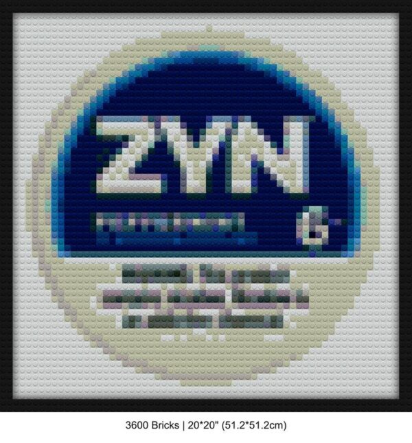 Zyn mosaic blocks | Compatible with LEGO-style bricks | Pixel Brick Art