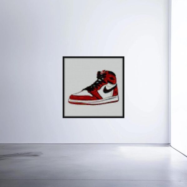 Air Jordan 1 NIKE Bricks diy art