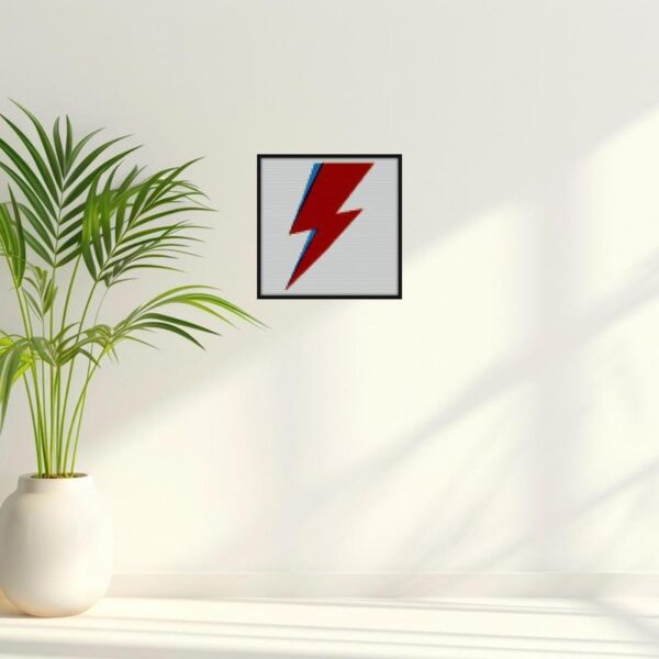 Aladdin Sane Bricks brick block art | Compatible with LEGO-style bricks | Pixel Brick Art