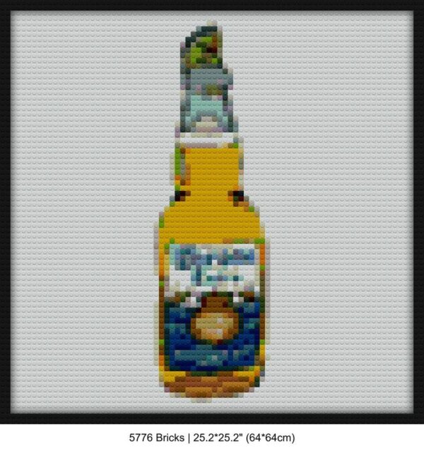 Beer mosaic blocks