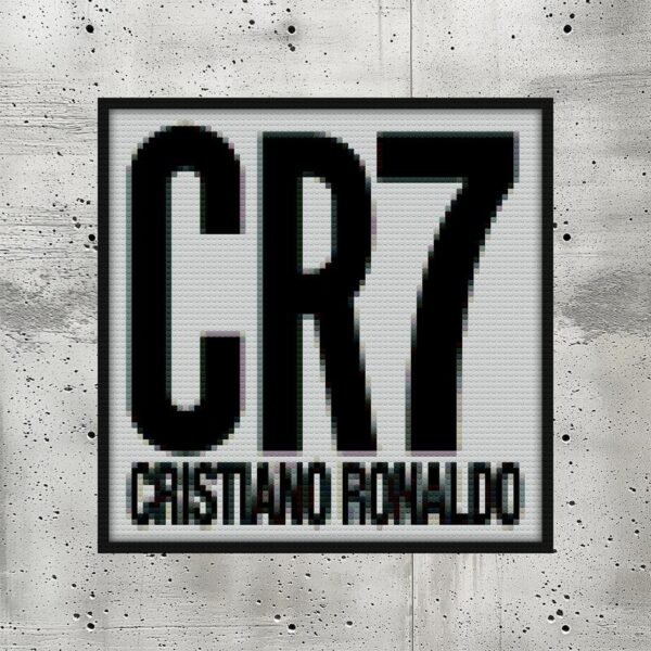 Cristiano Ronaldo Cr7 Sticker Bricks brick block