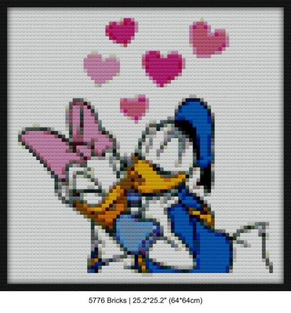 Donald duck diy mosaic