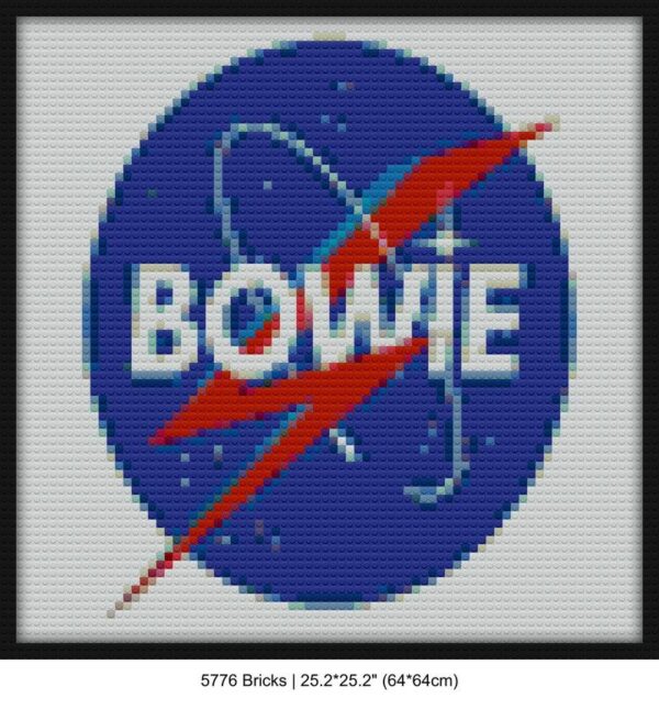 Space oddity mosaic art