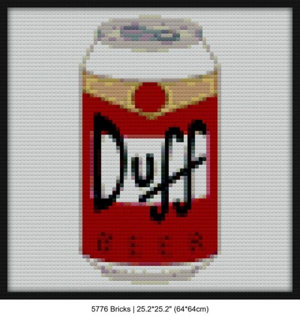 Beer diy bricks art