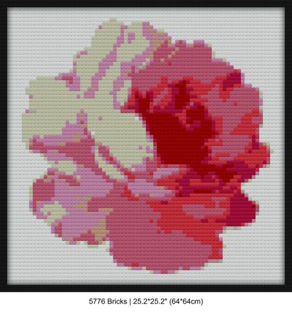 Flowers mosaic blocks