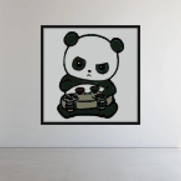 Gaming Panda Bricks mosaic blocks