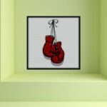 Hanging gloves Bricks diy blocks