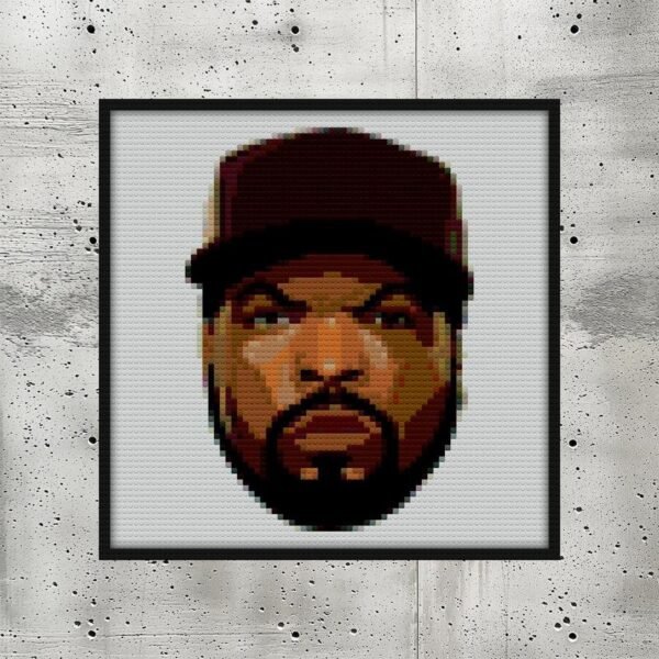 Ice Cube N W A Cool Sticker Bricks mosaic wall art