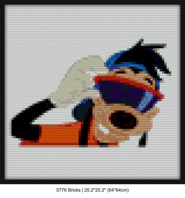 A goofy movie diy bricks art