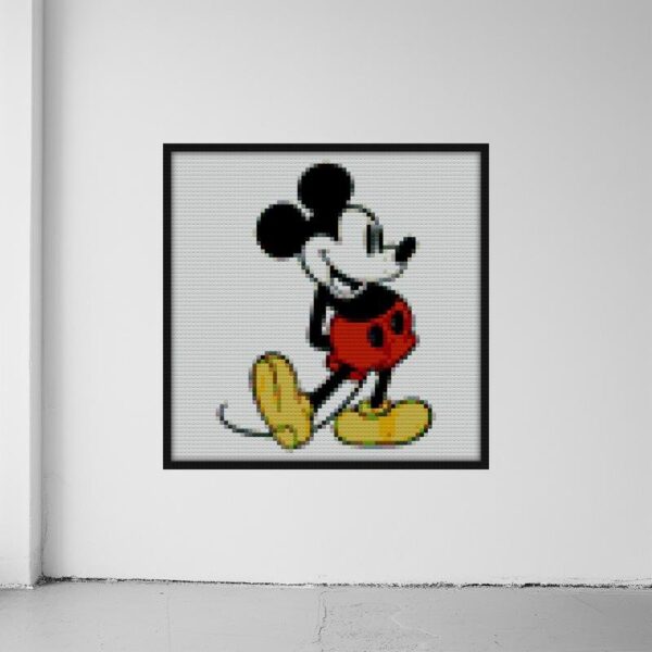 mickeymouse Bricks diy wall art