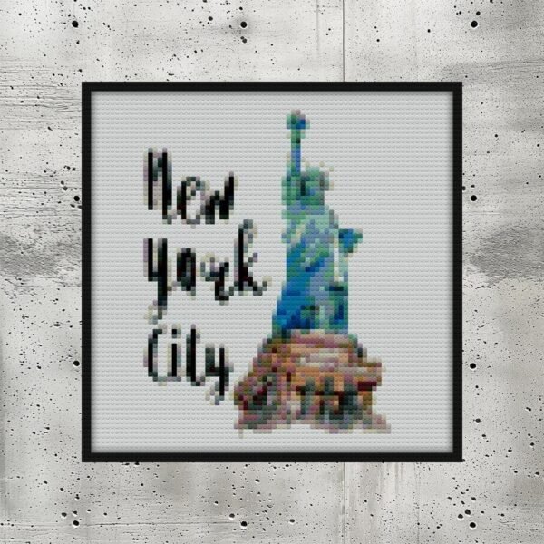 New York Bricks mosaic art