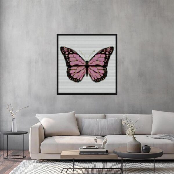 Pink Butterfly Bricks diy blocks