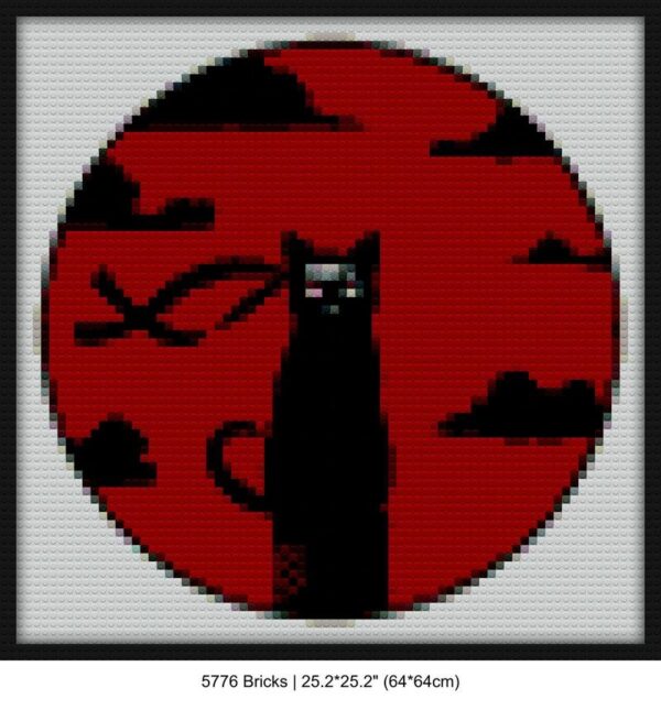 Itachi akatsuki mosaic blocks