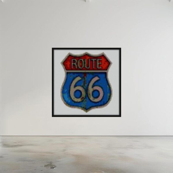 Route 66 California Classic Sticker Shirt Poster Case Skins Bricks brick block art