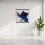 Stitch Bricks diy wall art