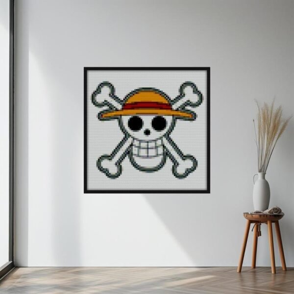 StrawHat Flag and Mask and more to decorate your room buy and join the Straw Hat crew Bricks diy blocks