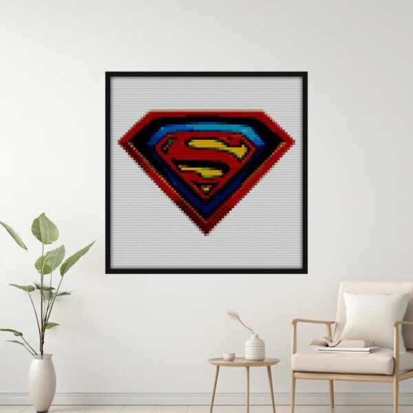 Superman New Design Fanart Bricks brick block