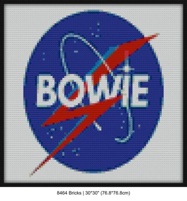 David bowie space oddity diy mosaic