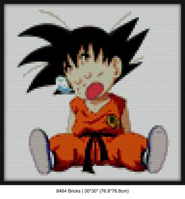 Goku diy mosaic