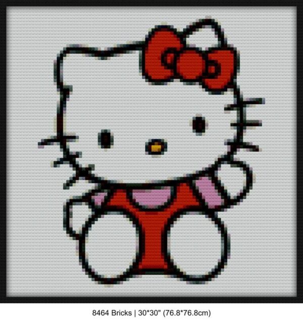 Hello kitty diy blocks