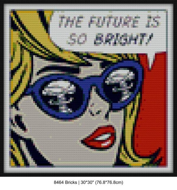 Pop art diy bricks art