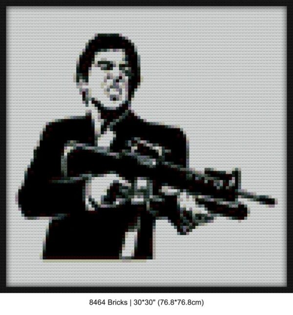 Scarface mosaic art