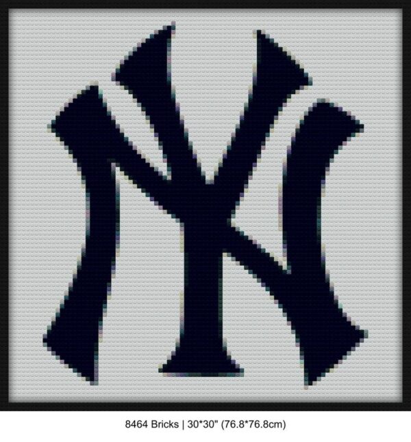 Yankees mosaic art