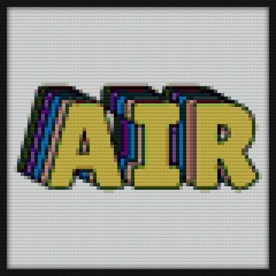 AIR SW Lookalike Bricks Art | Compatible with LEGO-style bricks | Pixel Brick Art