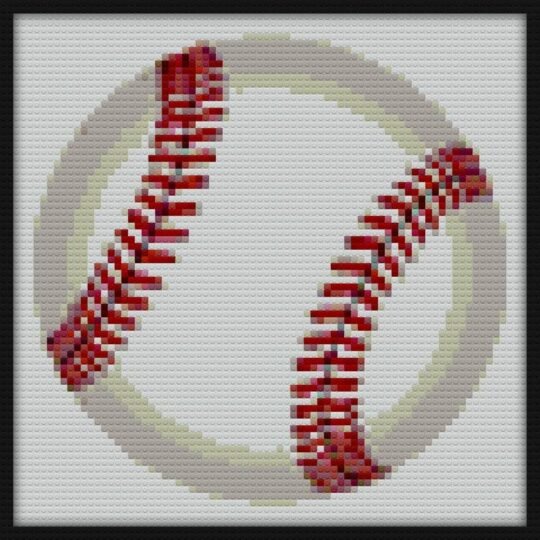 Baseball Bricks Art