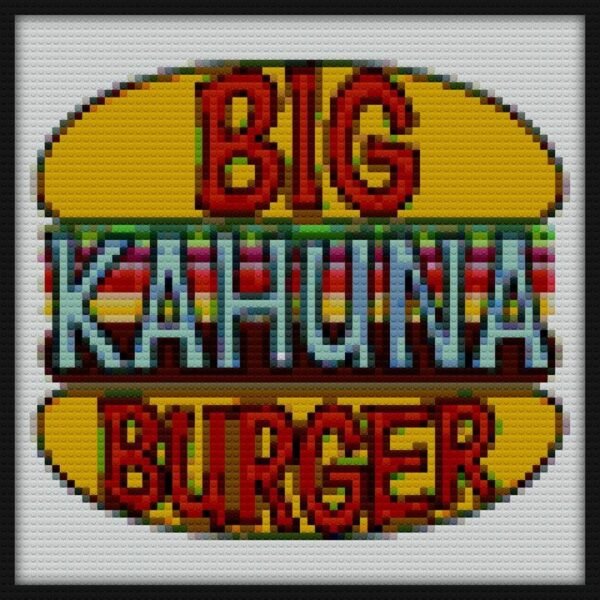 Big Kahuna Burger Tee Bricks Art