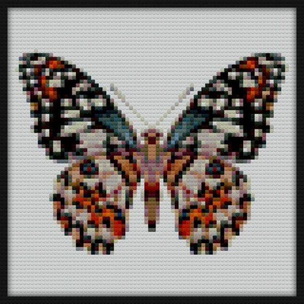Butterfly Wings Bricks Art